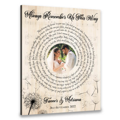 Wedding Song Art, Custom Song Lyrics, Personalized Wedding Song Canvas, Sheet Music Art, Canvas Song Lyrics