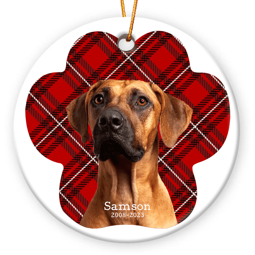 Forever Loved Dog Ornament, Dog Memorial Christmas Ornament – Best
